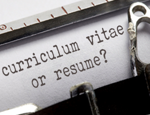 resume and curriculum vitae