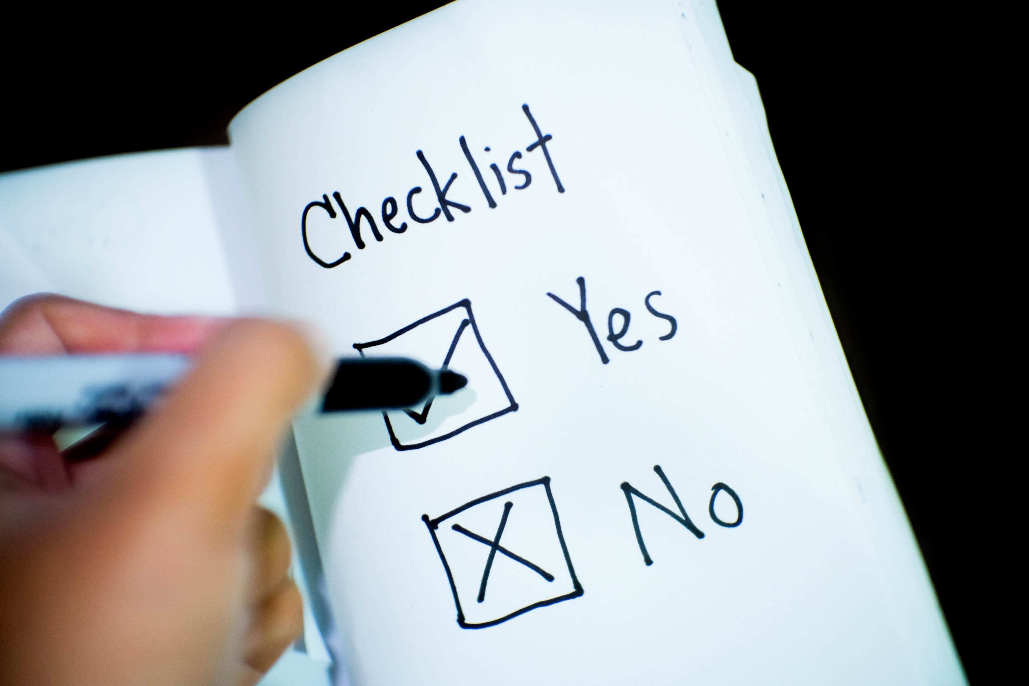 competitive resume checklist