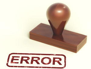 error stamp