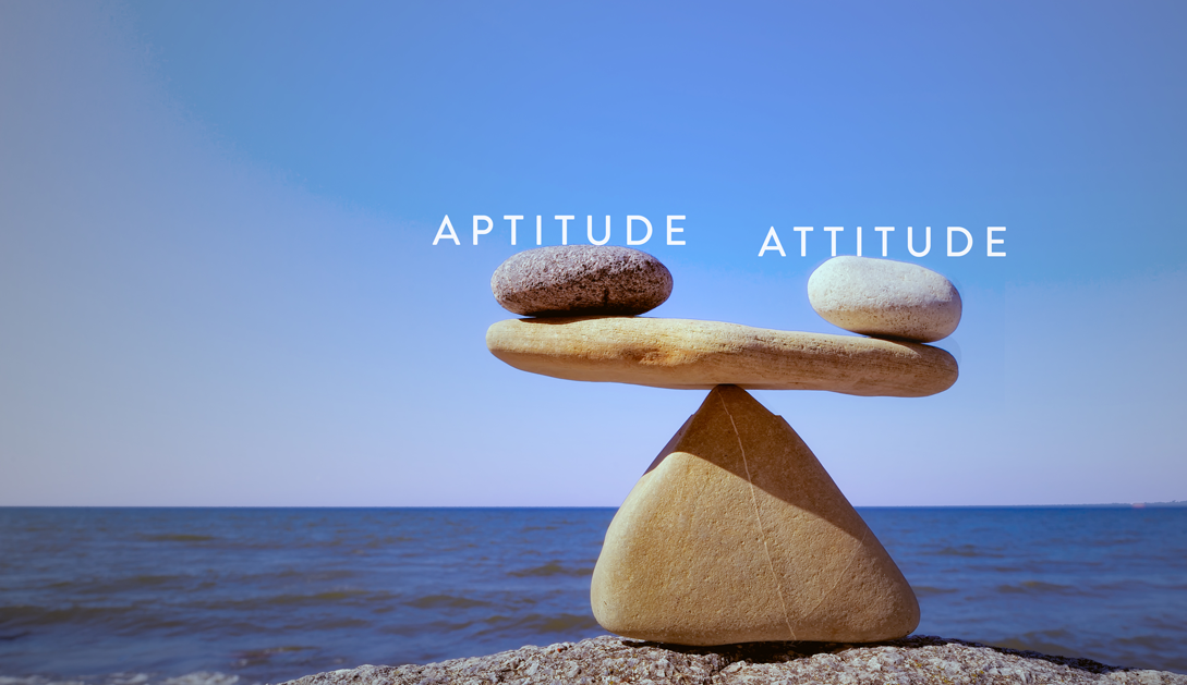 skills weigh higher than attitude