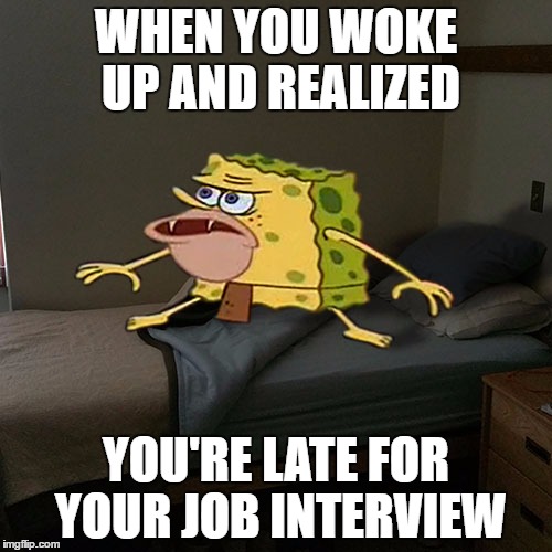 1. Late for Job Interview