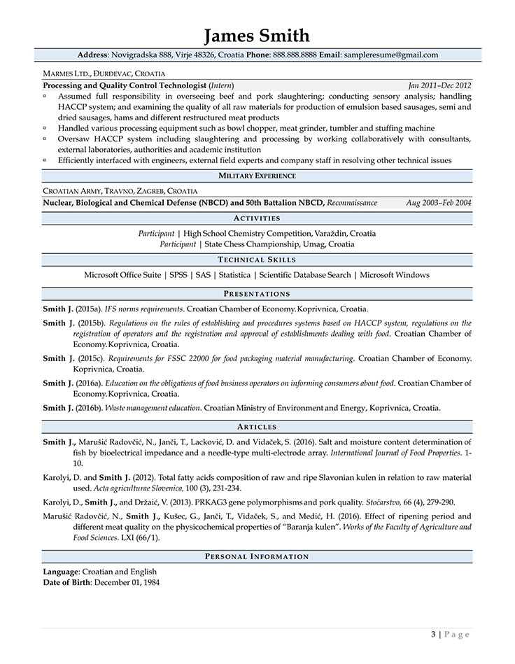 how to put military experience on a resume