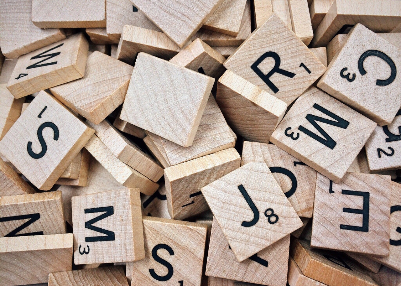 scrabble tiles - resume keywords