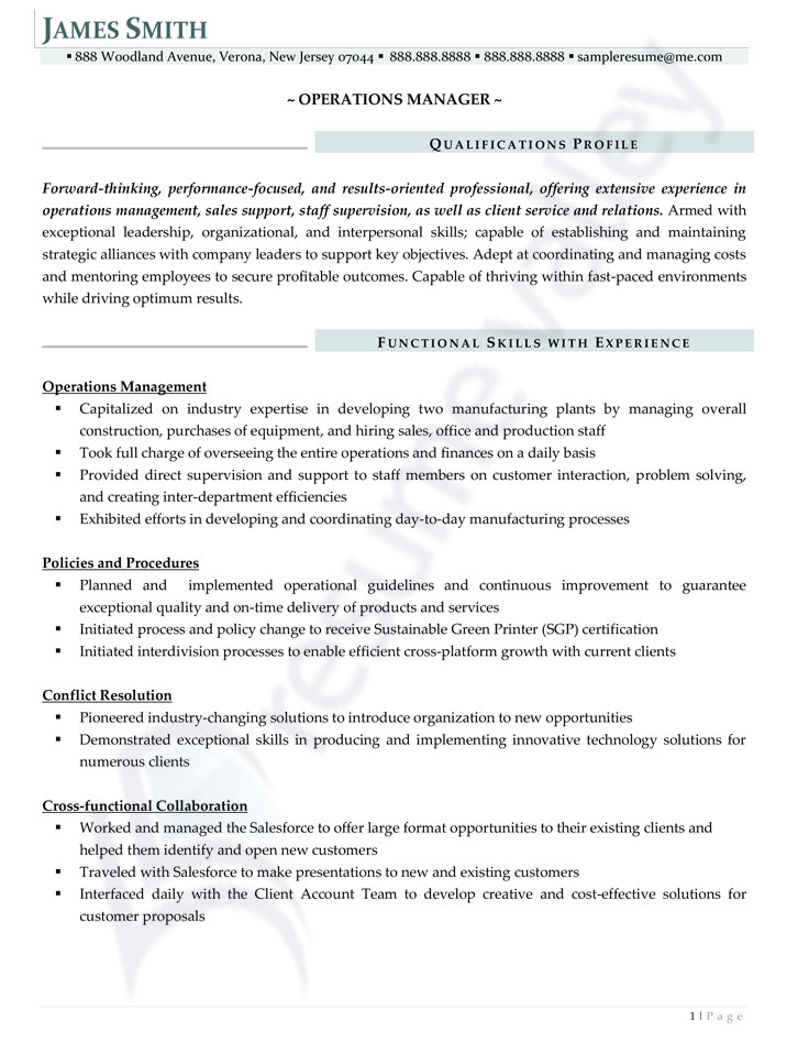 civilian resume