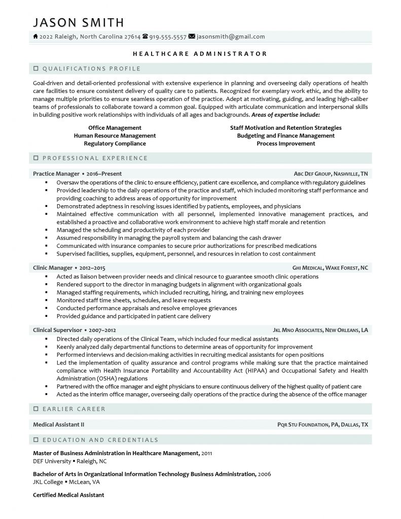 Write the Perfect Resume: Chronological resume format
